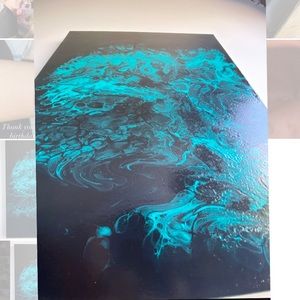 Handmade Acrylic Painting w/ Gloss Varnish Finish
